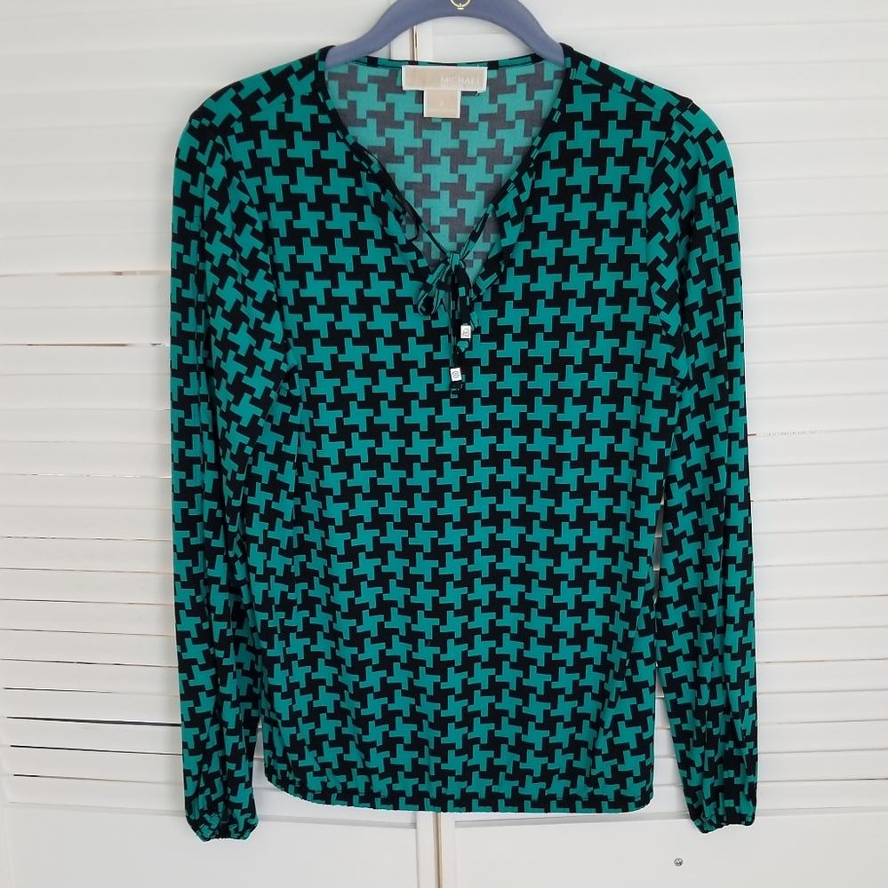 Michael Kors Tops with abstract pinwheel pattern